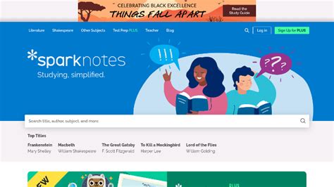 sparksnotes|sparknotes vs litcharts.